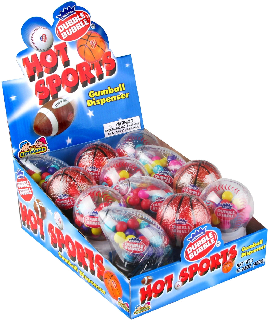 Hot Sports Gumball Dispnser