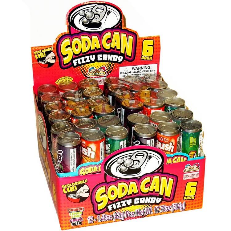 Soda Can Fizzy Candy