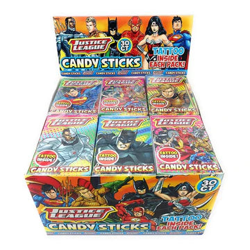 Justice League Candy Sticks