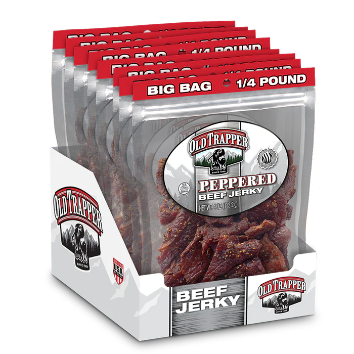 Old Trapper Pepper 4oz Beef Jerky